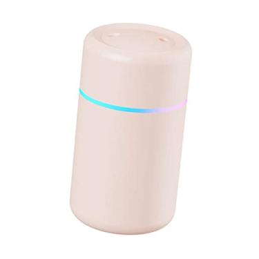 Imagem de NC 300ml purificador de ar USB luz colorida recarregável desligamento silencioso tempo sem fio de aromaterapia ultrassônica nebulizador névoa difusor de - Cor de rosa