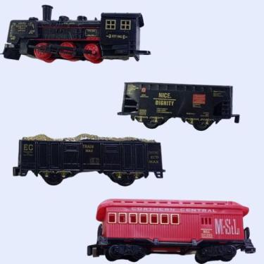 Imagem de Super Ferrorama Locomotiva Com Luz 2,8 Metros De Trilhos - Elite