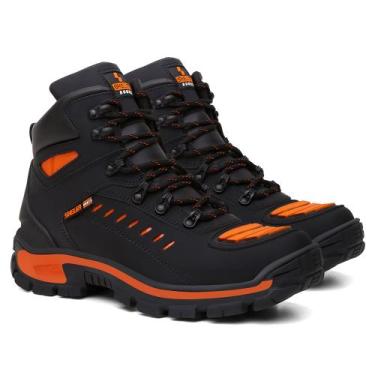 Imagem de Bota Coturno Botina Motoqueiro Masculino Em Couro Nobre Palmilha Em Ge