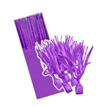 Imagem de Papel para Bala de Coco - 8,5 x 21,5 cm - Roxo - 48 unidades - CampFes