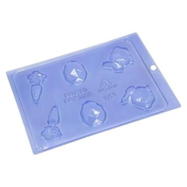Imagem de Forma de Acetato Aplique Origami de Páscoa Cod.163.P - 1 unidade - Por