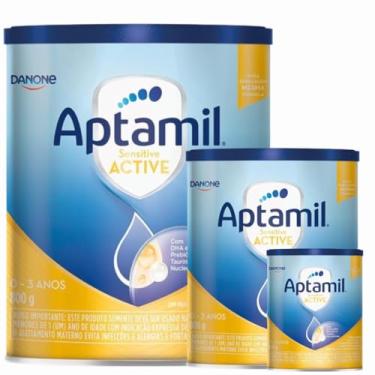 Imagem de 3 LATAS- Fórmula Infantil em pó ACTIVE Sensitive -800GR