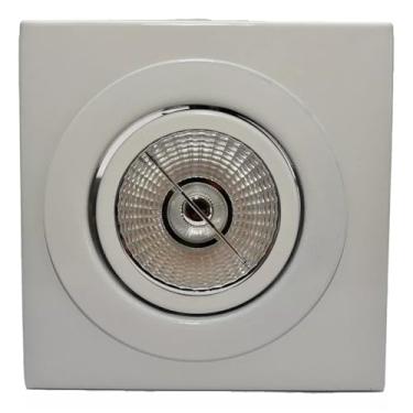 Imagem de Plafon Ar111 Branco Com Lâmpada 3000k