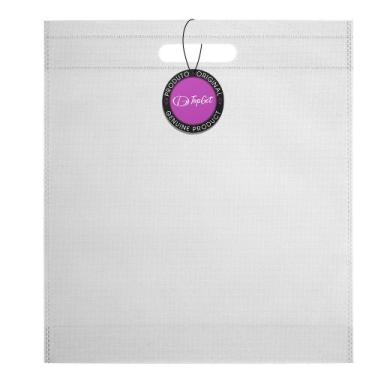 Imagem de Sacola em TNT Premium Termo Selada 35x39cm Nice TopGet, Branco