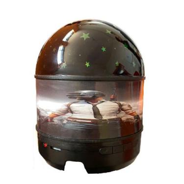 Imagem de Caixinha De Som Bluetooth Com Luminária Projetor De Estrelas - Mundo T