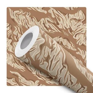 Imagem de Papel De Parede Auto Adesivo Tijolinho Pedra Lajota Elegante Quarto Sa