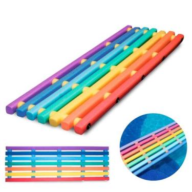 Imagem de Esteira Boia Flutuante Espaguete Cama Colchão Colorido - Plastifitas