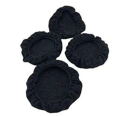 Imagem de Tvoip 2 pares/4 pçs Capa de fone de ouvido universal extensível lavável protetores de ouvido de tecido de fone de ouvido protetor de ouvido sobre fones de ouvido, 2.36"-3.15"(6-8.5cm)