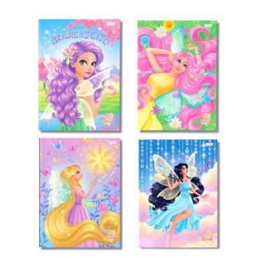 Imagem de Caderno Brochura Universitário 80Fls Conto De Fada Jandaia