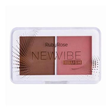 Imagem de Blush ruby rose new vibe 12 2 cores b6-b12