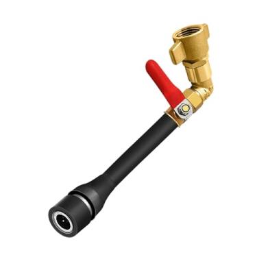 Imagem de JicSuXi Conector de entrada de tanque de ar para caminhões, montagem de conexão, tubo de liberação rápida, rosca de latão M16x1,5, SP20, conexão rápida, Válvula de Interruptor Longo