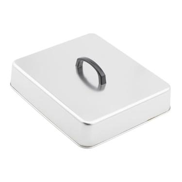 Imagem de Ioensy Tampa para grelha, cúpula para grelhar, cúpula de derretimento 201, chapa de aço inoxidável, capa para alinhavo para churrasco comercial, cozinha, 33x28.2x6.6 Cm