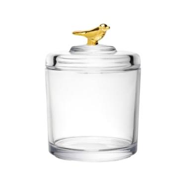 Imagem de Mini Potiche Bomboniere Cristal Pote Vidro Decorativo Baleiro Bolinha Bala Porta Lembrancinha (11,5cm)