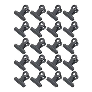Imagem de WELWIK 20 peças de clipes de papel para fichário, caderno de 3,5 cm, clipes de etiqueta de cartão de visita, pastas de metal com clipe de dobradiça para artesanato, sacos de comida, pintura, fotos
