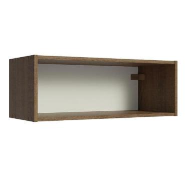 Imagem de Armário Aéreo Com Nicho Aberto 60cm Rustic Emilly Madesa