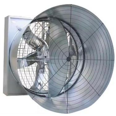 Imagem de Exaustor industrial axial quadrado butterfly cone 50' (1m) motor weg 1