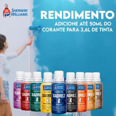 Imagem de Xadrez Corante Liquido Para Tintas Sherwin Williams - Lanxess,  Laranj