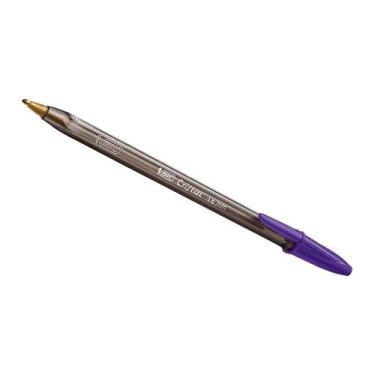 Imagem de Caneta esferográfica 1.6 roxo cristal bold Bic