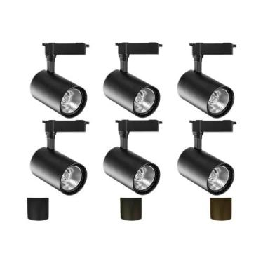 Imagem de Conjunto Completo De Luminária De Teto Com Trilho LED COB 220V Para Sa