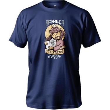Imagem de Camiseta Masculina E Feminina Em Algodão Religiosa Essa Casa È Sua Cas