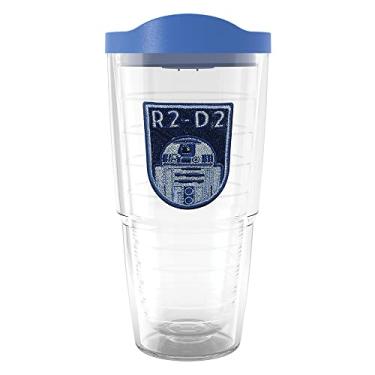 Imagem de Tervis Star Wars – Copo de viagem R2D2 feito nos EUA com parede dupla isolada mantém as bebidas frias e quentes, 700 ml, R2D2