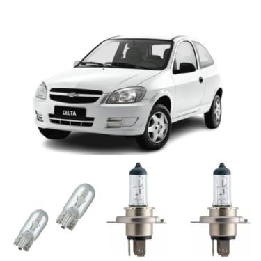 Imagem de KIT LÂMPADA FAROL BAIXO/ALTO + LANTERNA GM CELTA 2000 A 2015 "ACOMPANHA UM PAR DE LAMPADAS PINGO, ILUMINAÇÃO COMPLETA E CONFIÁVEL.”