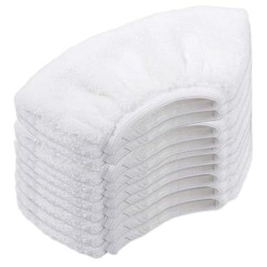 Imagem de LCZNXJJY Pacote com 10 almofadas de esfregão a vapor compatíveis com SC1/SC2/SC3/SC4/SC5/SV7 limpador a vapor, limpador a vapor portátil, capa de pano de esfregão a vapor de microfibra lavável,