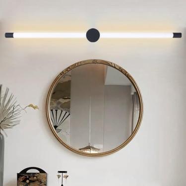 Imagem de GZZBMY Lâmpadas de Parede LED Interior Longo Design Moderno Lâmpada de Escada 350° Arandela Giratória Preto Alumínio Iluminação de Parede para Sala de Estar Quarto Corredor Mesa de Cabeceira (Luz