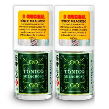 Imagem de Kit 2 Esmalte Top Beauty Tônico Milagroso 7ml