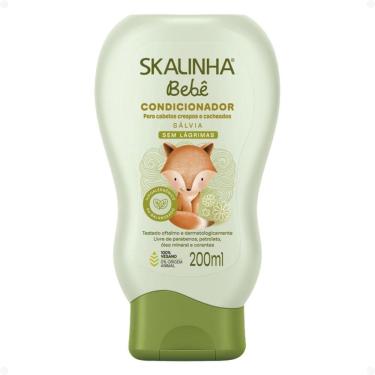 Imagem de Condicionador Skalinha Bebê Com Sálvia Para Cabelos Crespos e Cacheados 200ml