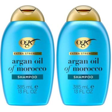 Imagem de Shampoo OGX Extra Strength Argan Oil 385 ml Pacote com 2