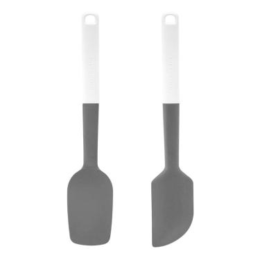 Imagem de Jogo Espátula Pão Duro e Clássica Silicone Branco KitchenAid