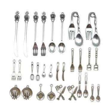 Imagem de Esquirla 60 pingentes para confecção de bijuterias, acessórios para artesanato, pingentes para pulseiras e colares.