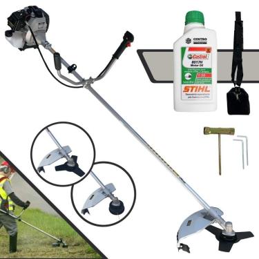 Imagem de Roçadeira Lateral Toyama Tbc43h 1,7hp 43cc + Óleo Stihl 2t