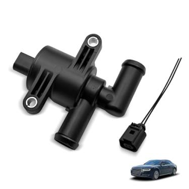 Imagem de Kit de válvula solenoide e plugue de controle de aquecedor 4H0121671D com conector adequado para Volkswagen Golf Atlas Jetta Tiguan GTI para Audi A3 A4 A5 A6 A7 A8 Q3 Q5 Q7 Q8 S3 S6 S7 S8 RS7 TT HVAC