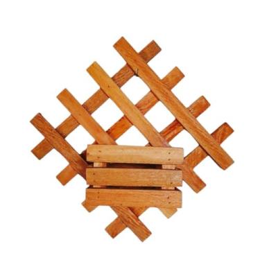 Imagem de Floreira 40x40 madeira jardim vertical para orquídeas floreira para plantas Para Orquídeas e Plantas Decorativas