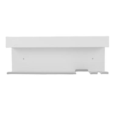 Imagem de Generic Suporte de Montagem na Parede do Ferro de Ondulação, Elegante Anti Deslizamento Estável Curling Ferro Rack de Armazenamento Espaço de Alumínio Economia de Espaço para Banheiro (Branco)