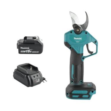 Imagem de Tesoura De Poda Sem Fio Makita 18V Sem Escovas Para Corte Preciso E Fá
