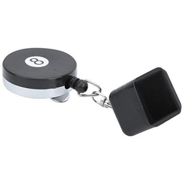 Imagem de Ymiko Suporte de Giz para Taco de Bilhar Com Clipe para Cinto, Acessório de Sinuca Retrátil para Mesas de Bilhar