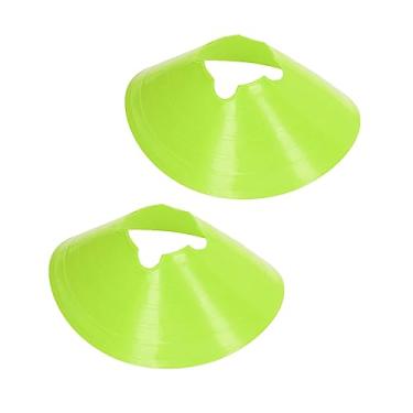 Imagem de Cones para Treinamento Esportivo, Cones Esportivos Cones de Futebol Com Boca de Flor Alta 10 PCS 8 Cm PE Cones de Disco de Futebol Marcador Grande de Treinamento de Disco