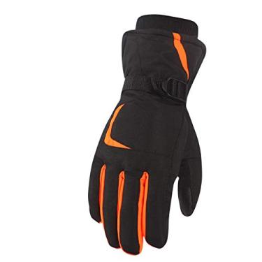 Imagem de Luvas de Inverno para Homem Impermeáveis ao Vento Quentes - -Derrame Viagem Esporte Corrida Ciclismo Moto Dirigir Caminhada