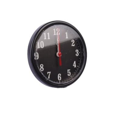 Imagem de Relógio Parede Mesa Analógico 15 cm Preto Estilo Moderno, Silencioso Decorativo para Sala, Quarto, Escola, Cozinha e Escritório (Preto)