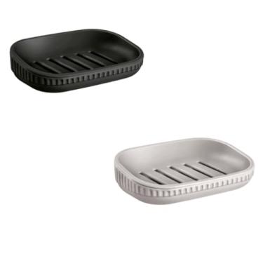 Imagem de Kit 2 Saboneteiras Porta Sabonete Elegante de Plástico