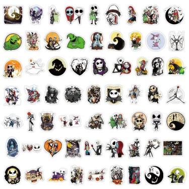 Imagem de Adesivos de Natal, Halloween, vinil impermeável, 60 unidades - yiweisa