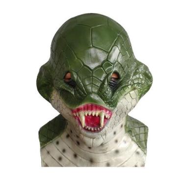 Imagem de Máscara de látex com cabeça de cobra para festa à fantasia de carnaval