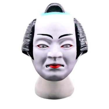 Imagem de Máscara de Cosplay Samurais, Carnaval de Halloween, Resina de Páscoa -