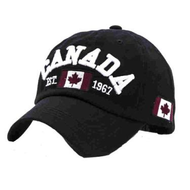 Imagem de Boné de beisebol canadense bordado para homens, esportes e lazer - Yiw