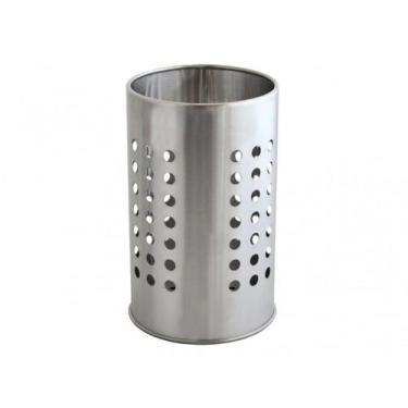 Imagem de Porta talheres inox vazado utensílios de cozinha mimostyle - Mimo Styl