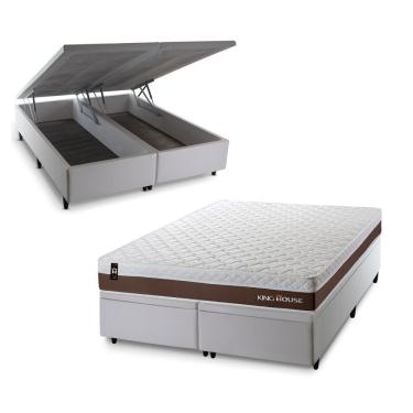 Imagem de Cama Box Baú Venice com Molas Ensacadas 193x203 King House