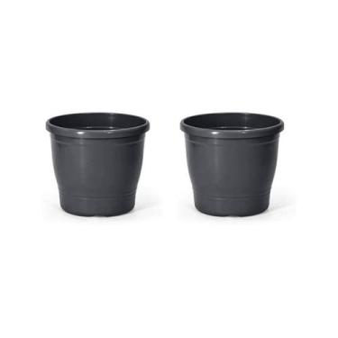 Imagem de 2X Vaso Primavera 04 (5,6L) Preto NUTRIPLAN